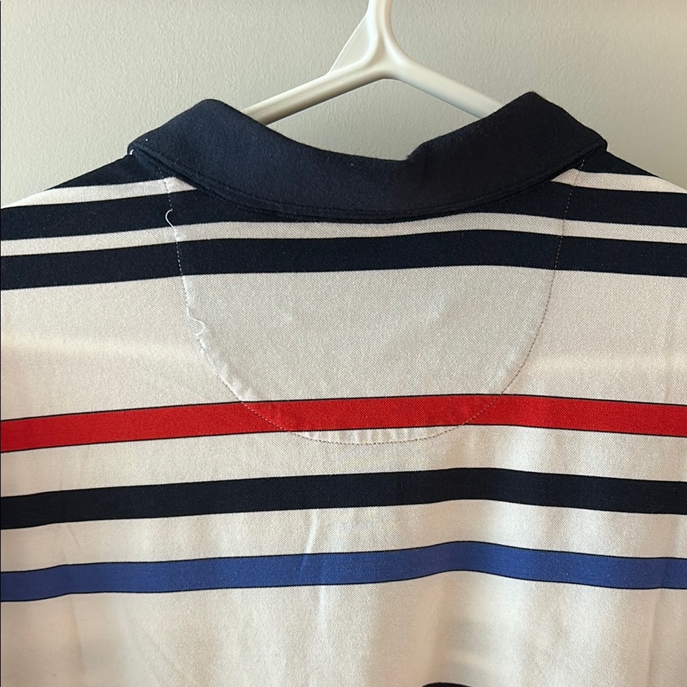 Original Penguin Polo Shirt in Blue and Red Stripes - Picture 5 of 5